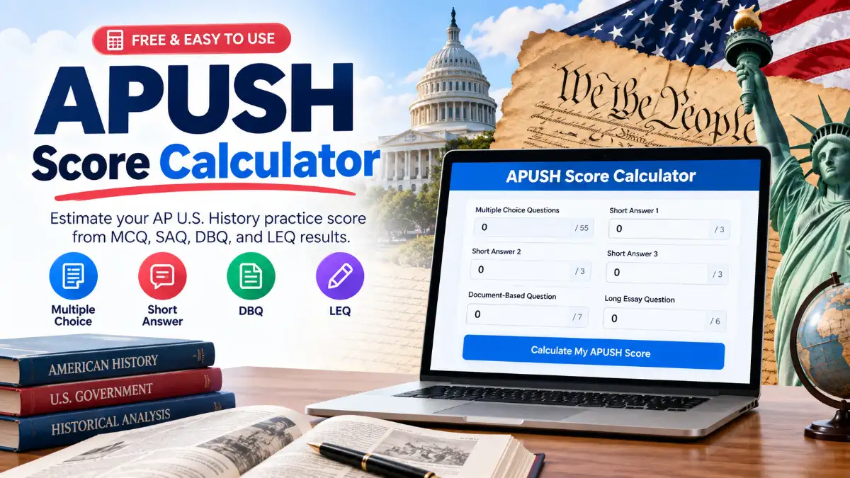 APUSH score calculator for AP United States History students