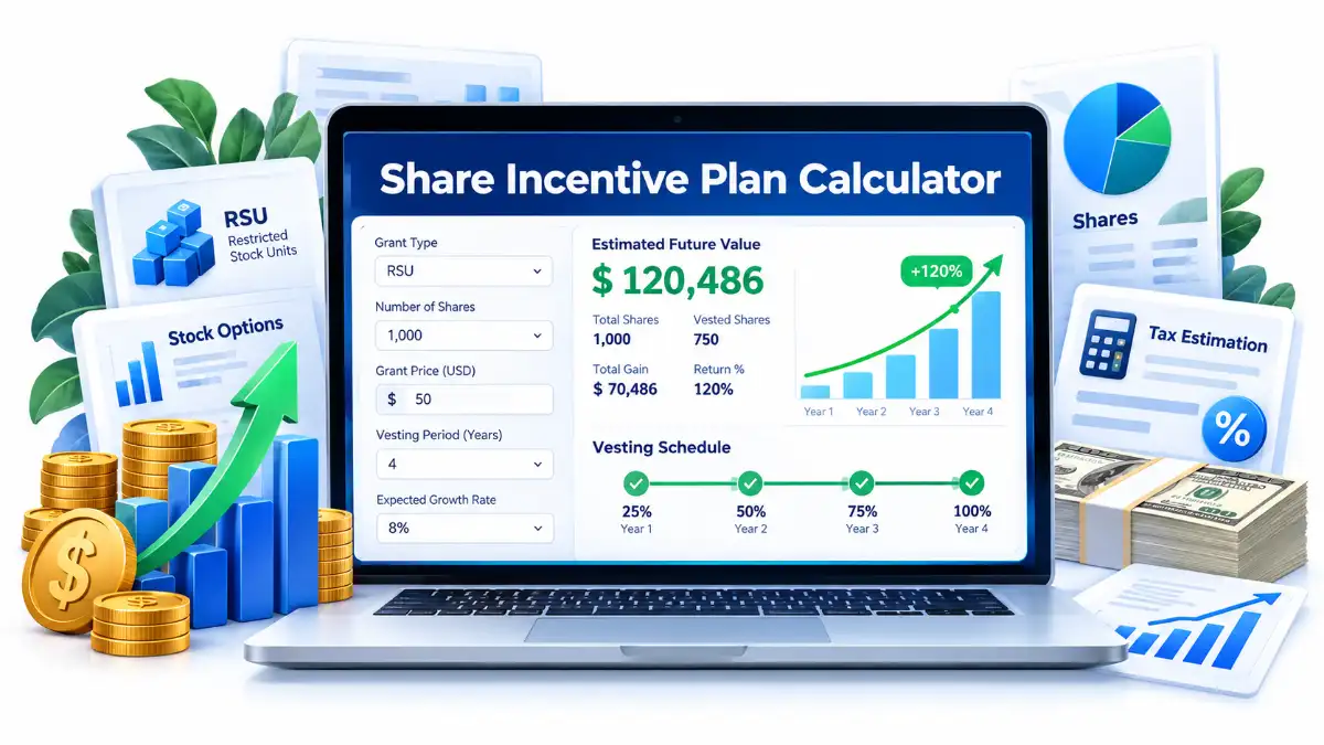 Share Incentive Plan Calculator Share Incentive Plan Calculator